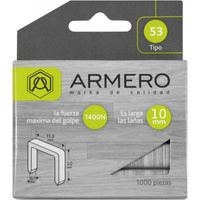 Скобы для степлера Armero тип 53 10 мм 1000 шт.