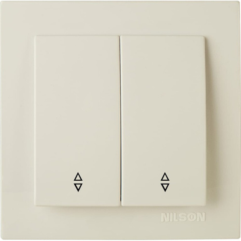 Двухклавишный выключатель Nilson TOURAN-ALEGRA-THOR