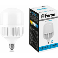 Светодиодная лампа FERON 70W 230V E40 6400K, LB-65