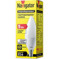 Светодиодная лампа Navigator 94 482 NLL-P-C37-5-230-4K-E14-FR