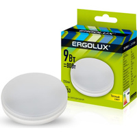 Светодиодная лампа Ergolux LED-GX53-9W-GX53-3K