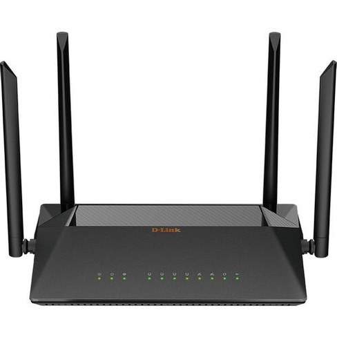 Wi-Fi роутер D-Link DSL-245GR/R1A, AC1200, VDSL2/ADSL2+, черный