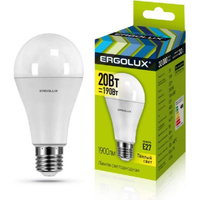 Электрическая светодиодная лампа Ergolux LED-A65-20W-E27-3K ЛОН