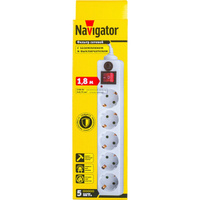 Сетевой фильтр Navigator NSP-05-180-ESC-3х0.75