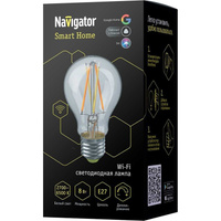 Лампа Navigator NLL-F-A60-8-230-WWW-E27-WIFI