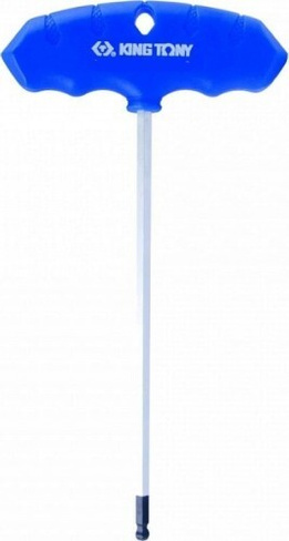 Ключ шестигранный KING TONY Т-образный 5 мм, 100х188 мм, с шаровым окончанием [115005MR]