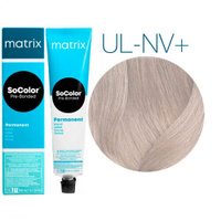 Matrix SoColor Pre-Bonded Permanent Blond, UL-NV+ натуральный перламутровый+, 90 мл