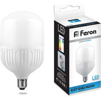 Светодиодная лампа FERON 40W 230V E27 6400K, LB-65