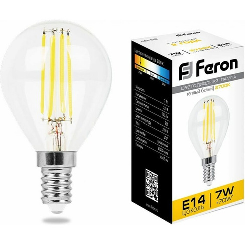 Светодиодная лампа FERON LB-52 7W 230V E14 2700K