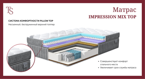 Матрас Impression Mix Top (НАТУРА ВЕРА)
