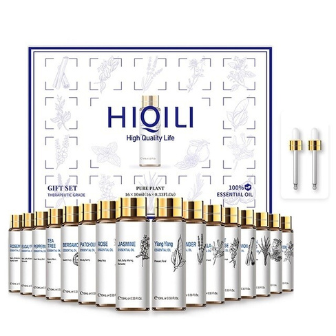 Набор ароматических натуральных масел HIQILI 16 флаконов по 10 мл