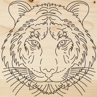 Доска для выжигания REXANT Тигр