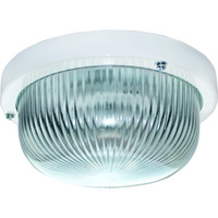 Светильник Ecola Light GX53 LED ДПП круг, IP65 GX53x1 прозрачный белый 185х185х85 TR53T1ECR